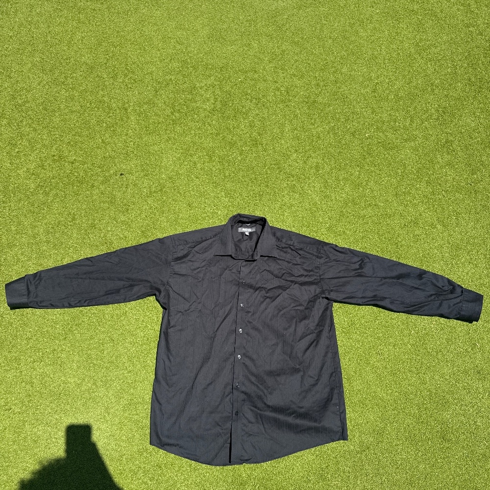 Black Button Down Dress Shirt